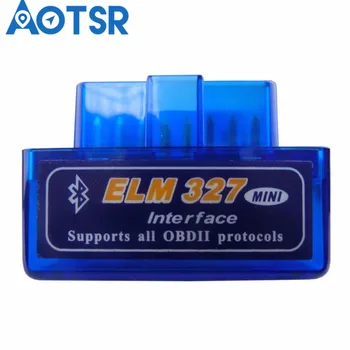 169 Super MINI ELM327 Bluetooth OBD2 Wireless ELM 327 Multi-Language Работает на Android/PC INI ELM327 HHOBD HH OBD Bluetooth OBD2