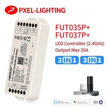 2.4G Miboxer DC12V-36V FUT035P двойной белый FUT036P один цветFUT037P RGB FUT038P RGBW FUT039P RGB+CCT Светодиодный контроллер PWM MAX20A