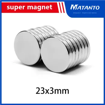 2 ~ 30 шт. 23x3 мм круглый неодимовый магнит редкоземельные сильные мощные постоянные магниты NdFeB 23 мм x 3 мм 23 * 3 мм 0