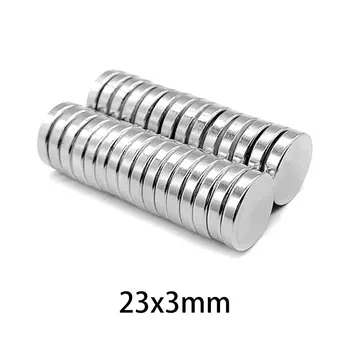 2 ~ 30 шт. 23x3 мм круглый неодимовый магнит редкоземельные сильные мощные постоянные магниты NdFeB 23 мм x 3 мм 23 * 3 мм 2