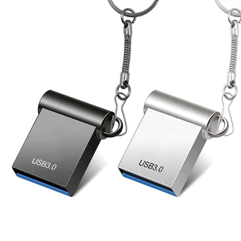 2 шт. 2 ТБ U Диск Memory Stick USB3.0 Флэш-накопитель Внешний накопитель Память Мини U Диск Портативный U Диск Серебристый