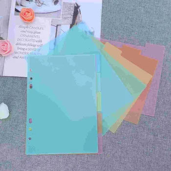 2 шт. Вкладка Карточки Разделитель страниц для блокнота Блокноты Цветные этикетки Карман 4