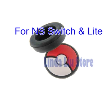 2 шт. Колпачки джойстиков Красочный силиконовый аналоговый захват Крышка кнопки для кнопки для Nintendo Switch NS Nintendo Lite Контроллер