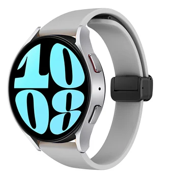 20 мм 22 мм ремешок для Samsung Galaxy Watch 6 5 4 40 мм 44 мм классический 47 мм 43 мм Тонкий силиконовый браслет correa Watch 5 Pro 45 мм Band