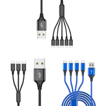 200 см USB-кабель для зарядки устройств Micro USB Провод питания Зарядный шнур для домашнего офиса и путешественников U4LD