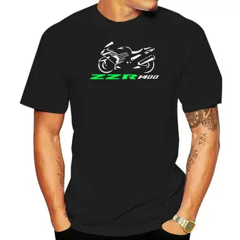 2023 Модная футболка для велосипеда Zzr1400 Футболка Zzr 1400 Мотоцикл Мото Двойные Боковые Тройники