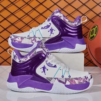 2023 Новый бренд детской баскетбольной обуви Детская спортивная обувь Баскетбольная обувь для девочек Баскетбольная обувь для подростков 1