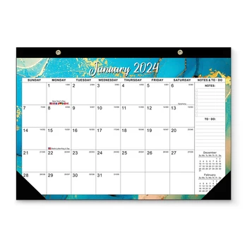 2024 Календарь Doodle Висячий настенный календарь Настольный календарь 16,9X12 дюймов Простая установка Простота в использовании