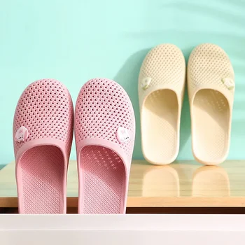 2024 новая женская обувь летний новый стиль сандалии и тапочки, мягкий низ в помещении 16-LLweijin 0