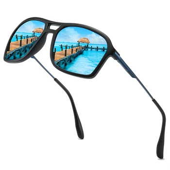 2024 Новые модные солнцезащитные очки в большой оправе для рыбалки на открытом воздухе, езды на велосипеде и вождения солнцезащитных очков
