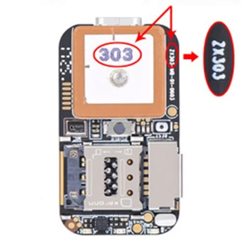 20X Супер Мини Размер GPS Трекер GSM AGPS Wifi LBS Локатор Бесплатное веб-приложение Отслеживание Диктофон ZX303 PCBA Внутри 87HE 2