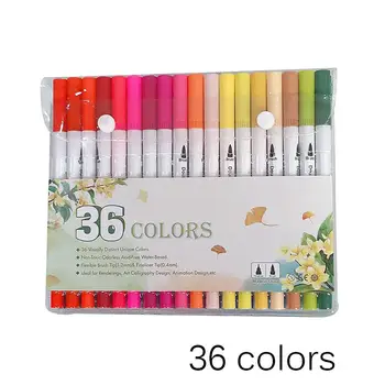24PCS 36PCS 100PCS Colors Fine Liner Pen Красочные акварельные ручки