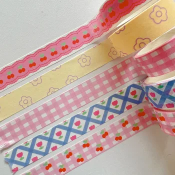2roll Washi Tape Декоративная клейкая лента Цветная маскировочная лента для наклейки Скрапбукинг DIY Канцелярская лента
