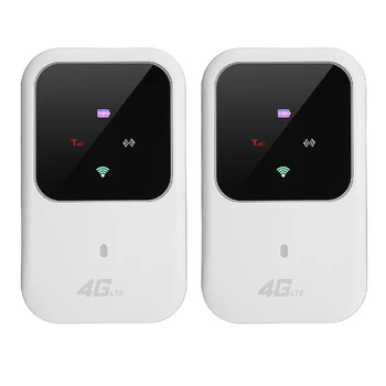 2X Портативный маршрутизатор 4G LTE WIFI 150 Мбит/с Мобильная широкополосная точка доступа SIM-карта Разблокированный Wi-Fi модем 2.4G Беспроводной маршрутизатор