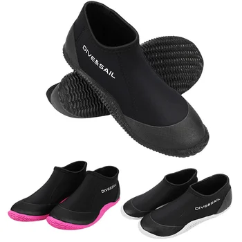 3 мм Неопреновая обувь для дайвинга Мужчины Женщины Антикоралловые ботинки для подводного плавания Нескользящие износостойкие Rock Fishing River Trekking Shoes
