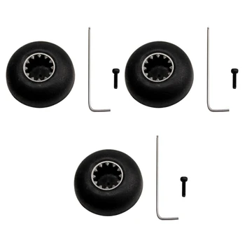 3 Набор металлических и пластиковых черных разъемов привода блендера Сменный комплект для запасных частей блендера Vitamix с гаечным ключом