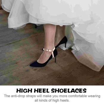 3 пары против падения каблуков шнурки обувь против падения лодыжки ремешки женщины с высоким содержанием кремния мисс 2