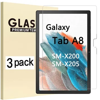  ( 3 шт.) Закаленное стекло для Samsung Galaxy Tab A8 10.5 2021 SM-X200 SM-X205 X200 X205 Защитная пленка для экрана планшета с защитой от царапин