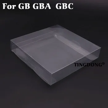 30 шт./лот для GB GBA GBC Box Прозрачная пластиковая коробка Протекторы Рукав для видеоигр в коробке