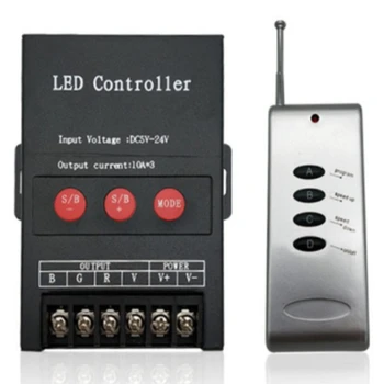 30A Светодиодный контроллер ИК-пульт большой мощности 360 Вт BT Контроллер для RGB ленты DC5-24V