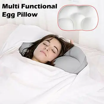 3d Многофункциональная подушка для сна для поддержки шеи Дышащая эластичная подушка для шеи от боли в шее Массажные подушки с высоким рельефом B6j3