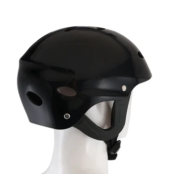 3X Защитный Защитный Шлем 11 Дыхательных Отверстий Для Водных Видов Спорта Каяк Каноэ Серфинг Доска Для Серфинга - Черный 1