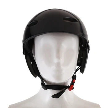 3X Защитный Защитный Шлем 11 Дыхательных Отверстий Для Водных Видов Спорта Каяк Каноэ Серфинг Доска Для Серфинга - Черный 5