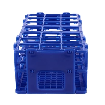 3X синий пластиковый держатель стойки с 21 отверстием для центрифужных пробирок объемом 50 мл 1