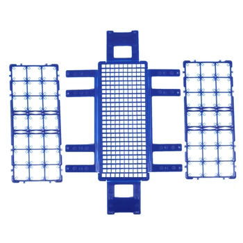 3X синий пластиковый держатель стойки с 21 отверстием для центрифужных пробирок объемом 50 мл 2