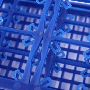 3X синий пластиковый держатель стойки с 21 отверстием для центрифужных пробирок объемом 50 мл 4