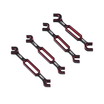 4 шт. Гаечный ключ 3-3,2 3,5-3,7 4-5 5,5-6 мм Двухсторонний универсальный гаечный ключ для RC Car Traxxas Axial SCX10,1 1