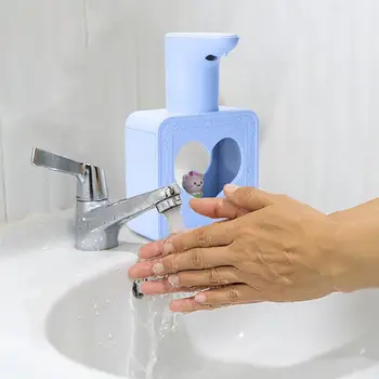 400 мл Автоматический дозатор пенного мыла Многофункциональный автоматический сенсорный дозатор для мытья рук с таймером Товары для дома Аксессуар для ванной комнаты