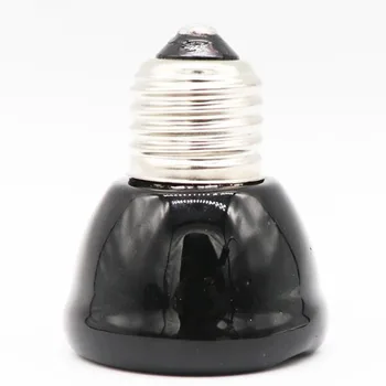 50 Вт 75 Вт 100 Вт E27 Pet Нагревательная лампа Черный инфракрасный керамический излучатель Тепловая лампа Pet Brooder Reptile Lamps 220V-240V 5