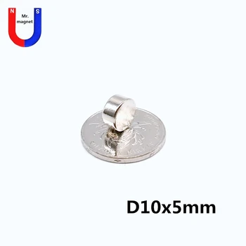 500 шт. 10x5 10x5 N35 10 мм * 5 мм меодим магнит мини диск диаметр 10 мм x 5 мм сильный мощный круглый оптом 10 * 5
