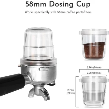 58 мм Дозирующая чашка для эспрессо Дозирующая чашка для 58 мм Портафильтры Аксессуары для кофемашин 2