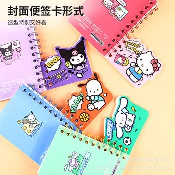 5pcs A6 Sanrio Аниме Kawaii Kuromi My Melody Cinnamoroll Hello Kitty Little Cartoon Notebook Дневник студента Канцелярские товары оптом 2