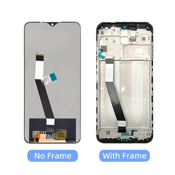 6,53 дюйма дисплей для Xiaomi Redmi 9 LCD Сенсорная панель Стеклянный экран Дигитайзер в сборе Замена Бесплатная доставка с рамкой 2