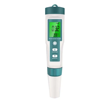 7 В 1 Тестер качества воды Ручка PH / TDS / EC / Salinity / ORP / S.G/Temperature Meter Инструмент для измерения качества воды