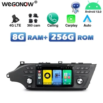 720P 4G SIM Carplay Auto Android 13.0 8G + 256G 8Core Автоплеер DVD Плеер Wi-Fi Bluetooth RDS РАДИО GPS КАРТА для Toyota Avalon 2014 -2016 0