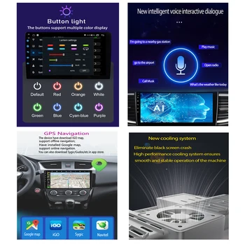 7862 Автомагнитола CPU для Toyota Land Cruiser 200 11 2015 - 2020 Автоматическая GPS-навигация Stero Moniter No 2Din 3