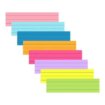 8 цветов Блокноты для заметок 280 листов Полоски предложений Стикеры для орфографии 1