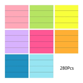 8 цветов Блокноты для заметок 280 листов Полоски предложений Стикеры для орфографии 3
