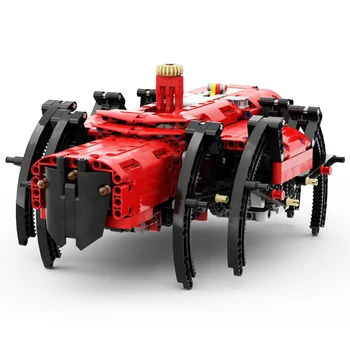 829 шт. MOC Movie Series Electronic Pet Mechanical Spider Assembly Строительные блоки Хэллоуин Хитрый розыгрыш Страшная игрушка Подарок