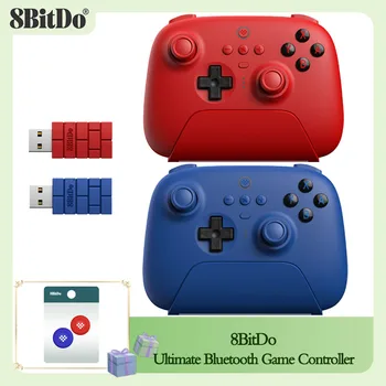 8BitDo Ultimate Bluetooth игровой контроллер,беспроводной геймпад с зарядной базой для ПК,Windows 10/11,Nintendo Switch,Steam