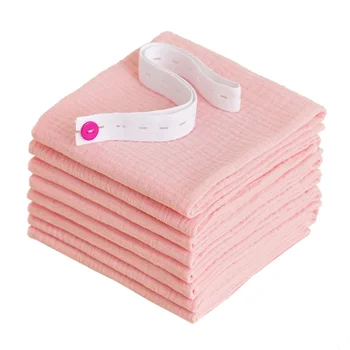 8x хлопковая марля детские подгузники ультратонкие дышащие детские подгузники моющиеся многоразовые прямые поставки