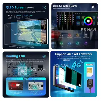 9 дюймов Android 13 Автомагнитола для Chevrolet Onix 2012 - 2019 4G WIFI Мультимедийный видеоплеер GPS Навигация Беспроводная CarPlay QLED 5
