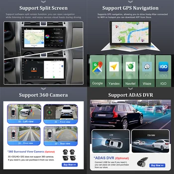 9 дюймов Android 13 для Suzuki Grand Vitara 3 2005 - 2015 Авто Радио Автомобильный мультимедийный плеер Навигационный экран 5G WIFI DSP Stereo BT 4