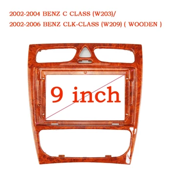 9 дюймов для BENZ C CLASS (W203) / BENZ CLK-CLASS (W209) 2002-2004 Авто Радио Android Стерео MP5 Плеер Рама 2Din Головное устройство Панель