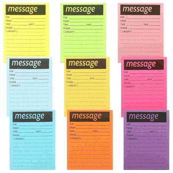 9 Книги Флуоресцентные стикеры Компактные наклейки Холодильник Многофункциональные школьные блокноты для заметок Цветное сообщение о поставках