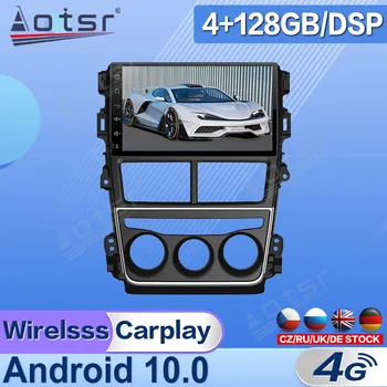 Android 10.0 для Toyota Yaris Vios 2017 2018 2019 2020 Автомагнитола Видеоплеер Carplay Navi GPS DSP Мультимедийное головное устройство 0
